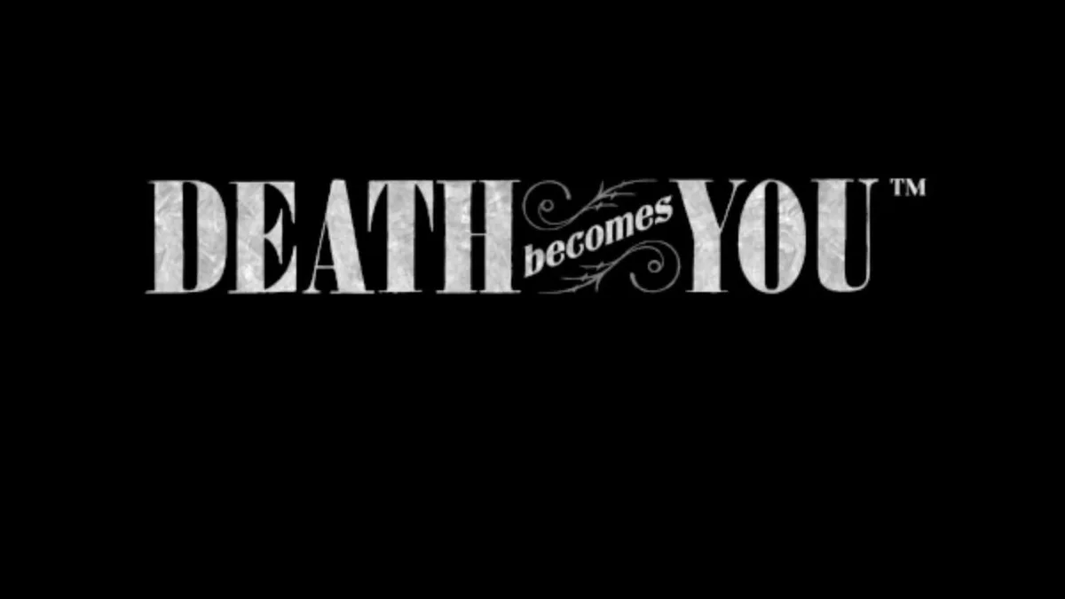 Tampilan visual slot Death Becomes You dengan nuansa gotik dan simbol-simbol mistis.
